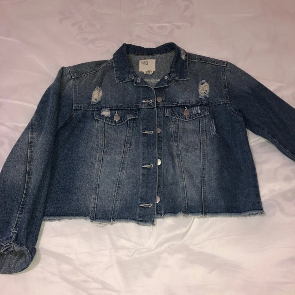 Distressed Denim Jacket - Picture 5 of 8